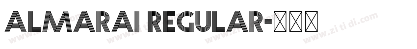 Almarai Regular字体转换 Almarai Regular字体转换
